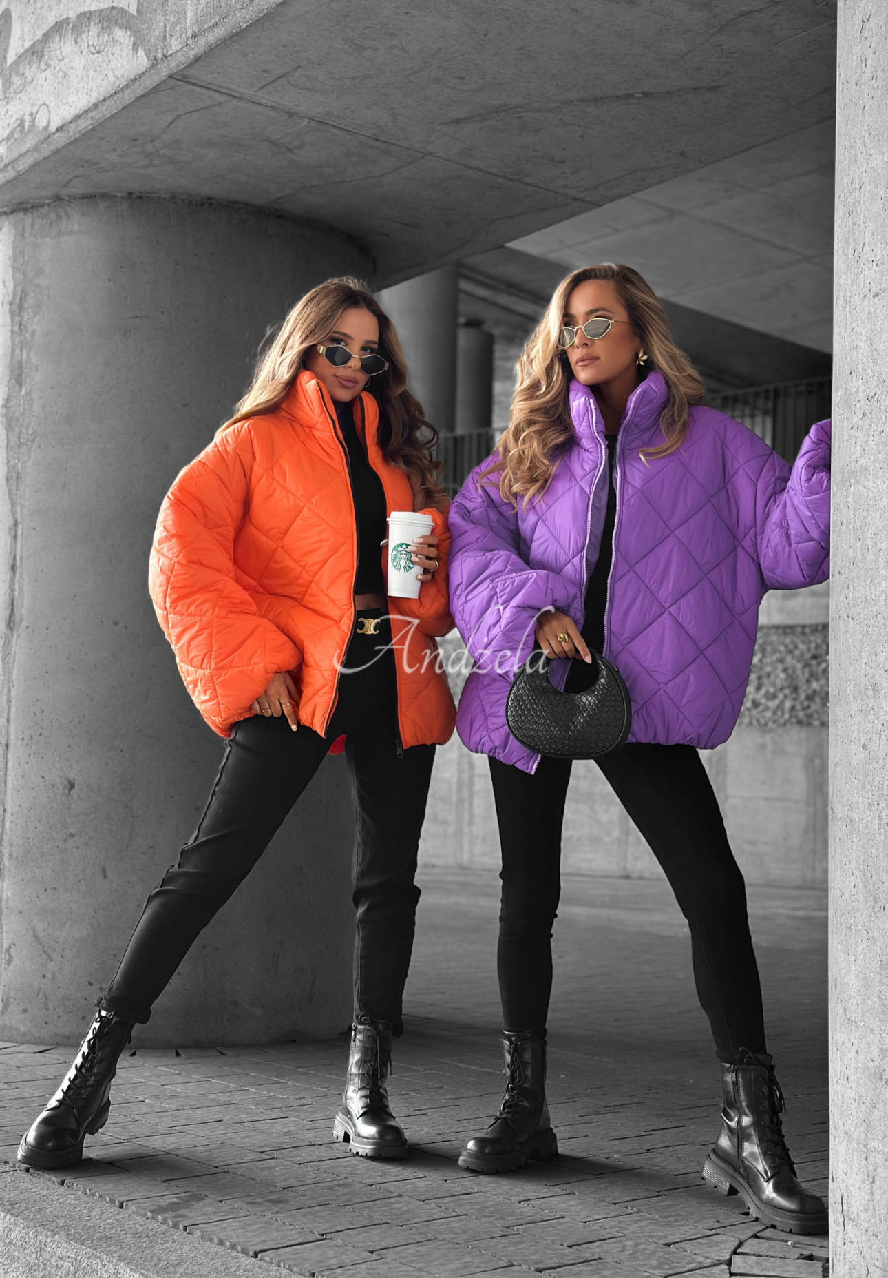 Jachetă scurtă matlasată oversize Fall Favorites