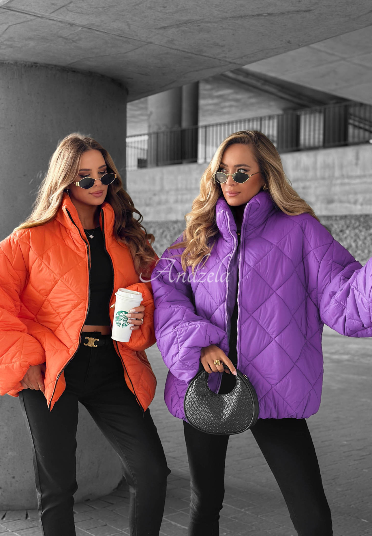 Jachetă scurtă matlasată oversize Fall Favorites