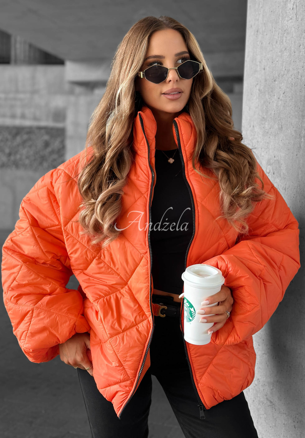 Jachetă scurtă matlasată oversize Fall Favorites
