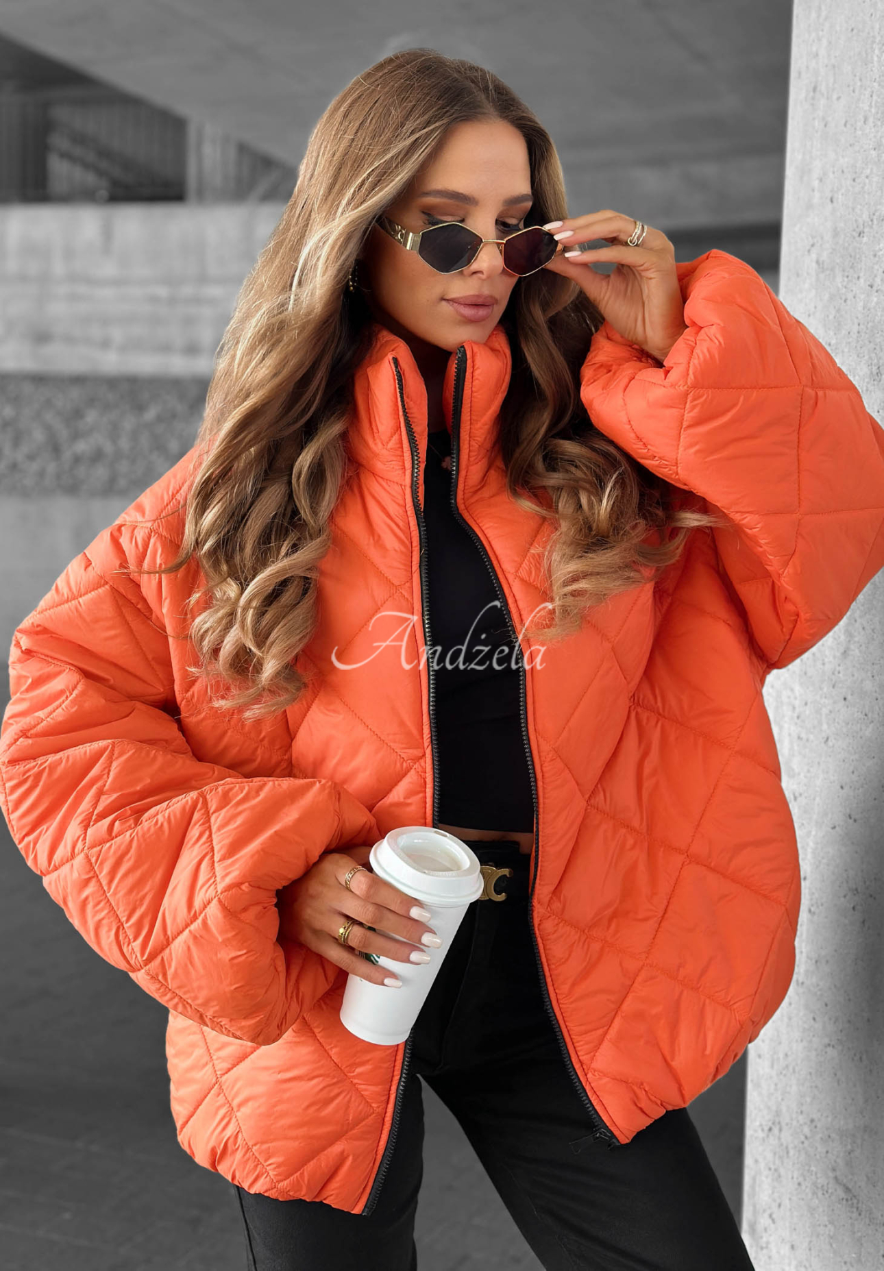 Jachetă scurtă matlasată oversize Fall Favorites