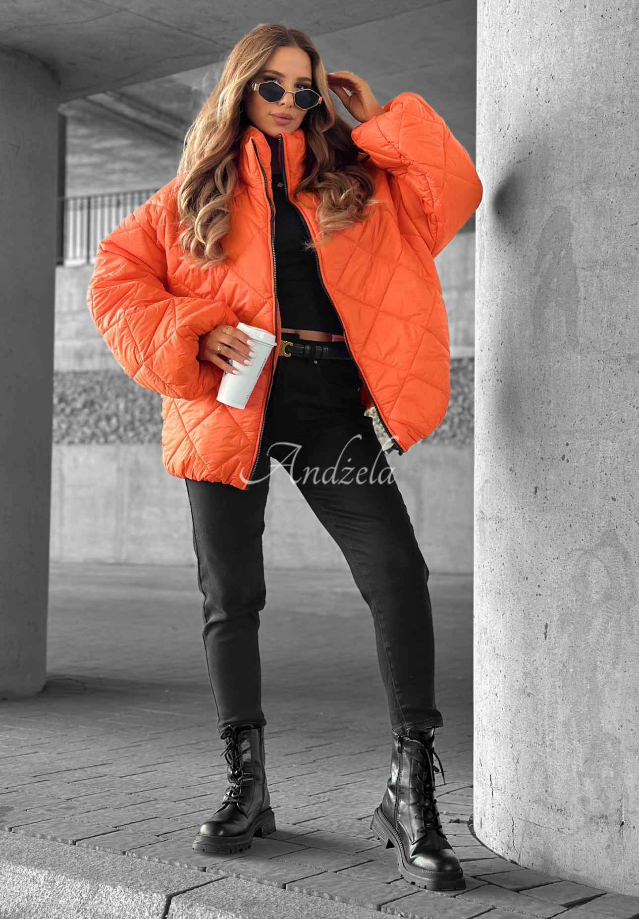 Jachetă scurtă matlasată oversize Fall Favorites