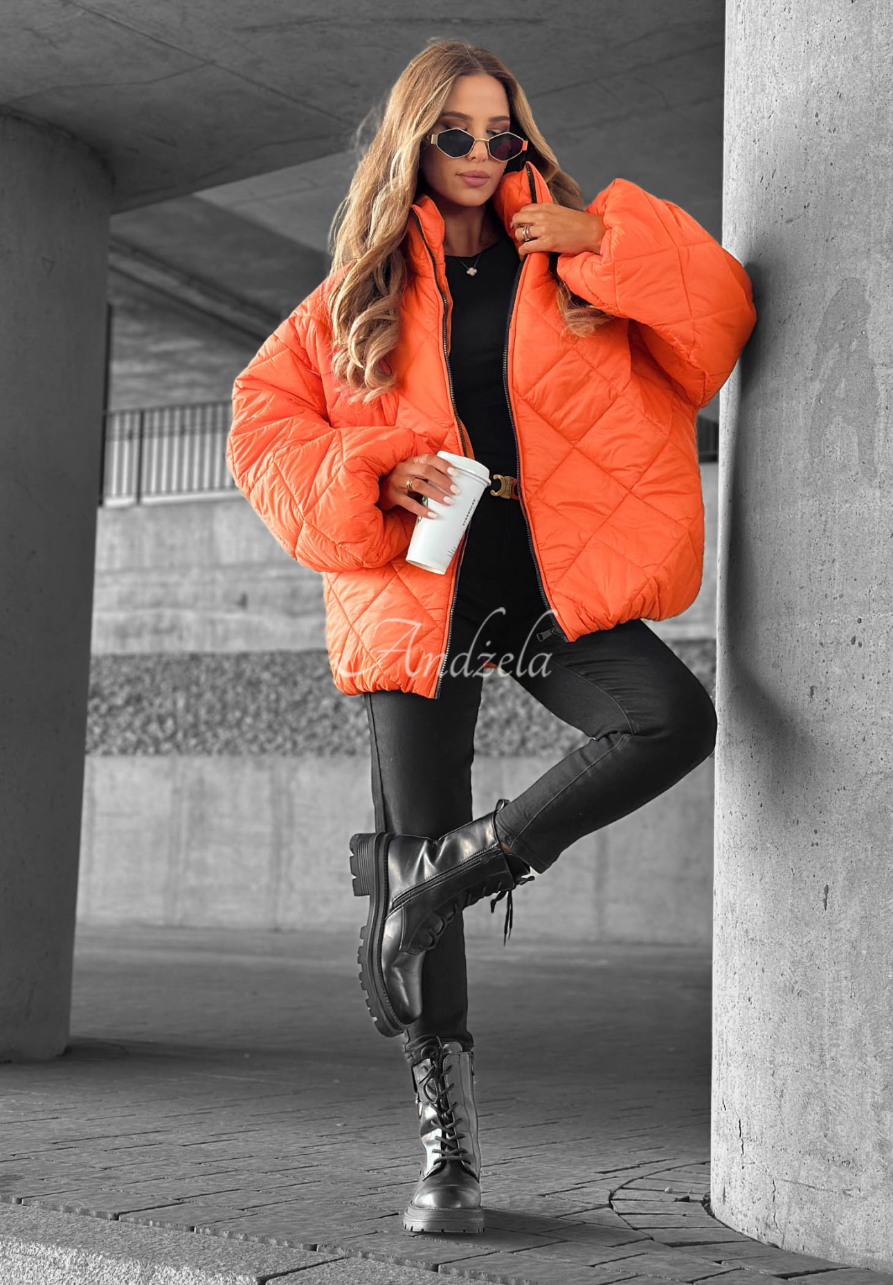 Jachetă scurtă matlasată oversize Fall Favorites
