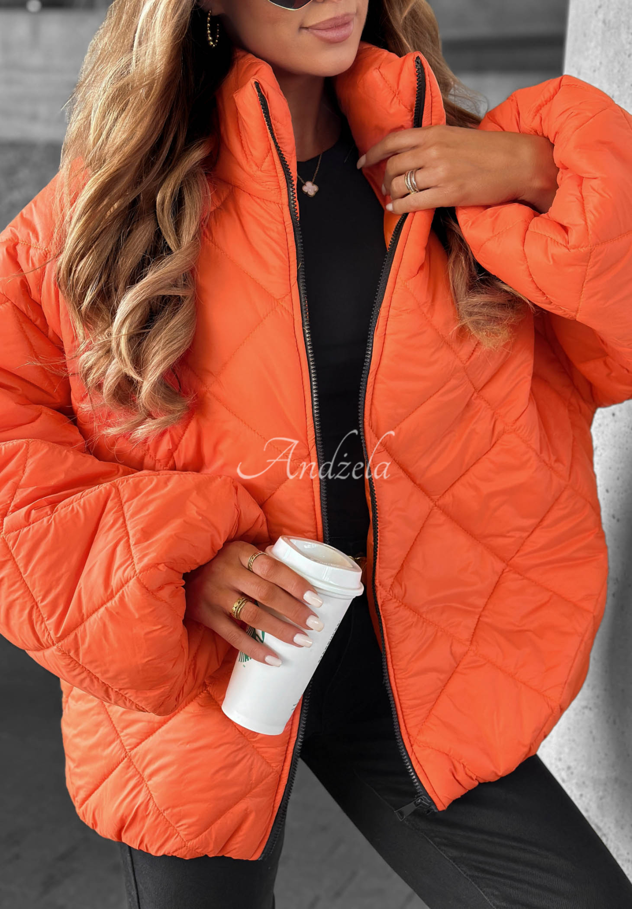 Jachetă scurtă matlasată oversize Fall Favorites