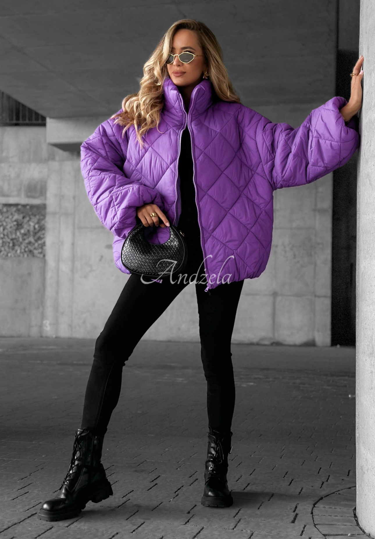 Jachetă scurtă matlasată oversize Fall Favorites