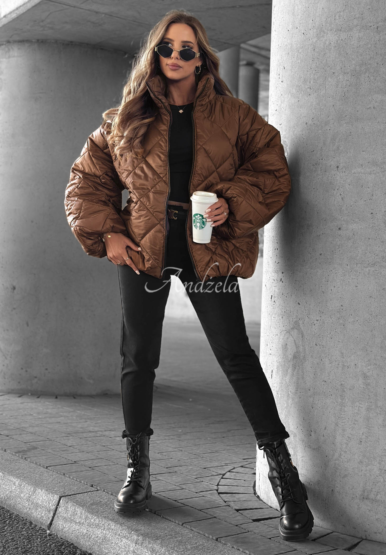 Jachetă scurtă matlasată oversize Fall Favorites