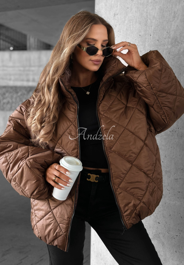 Jachetă scurtă matlasată oversize Fall Favorites