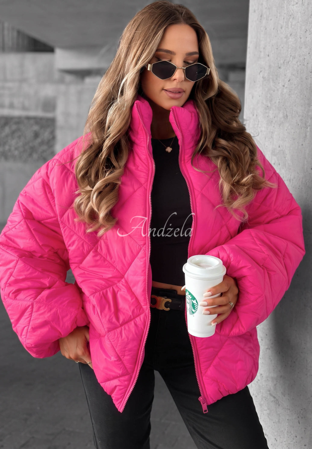 Jachetă scurtă matlasată oversize Fall Favorites