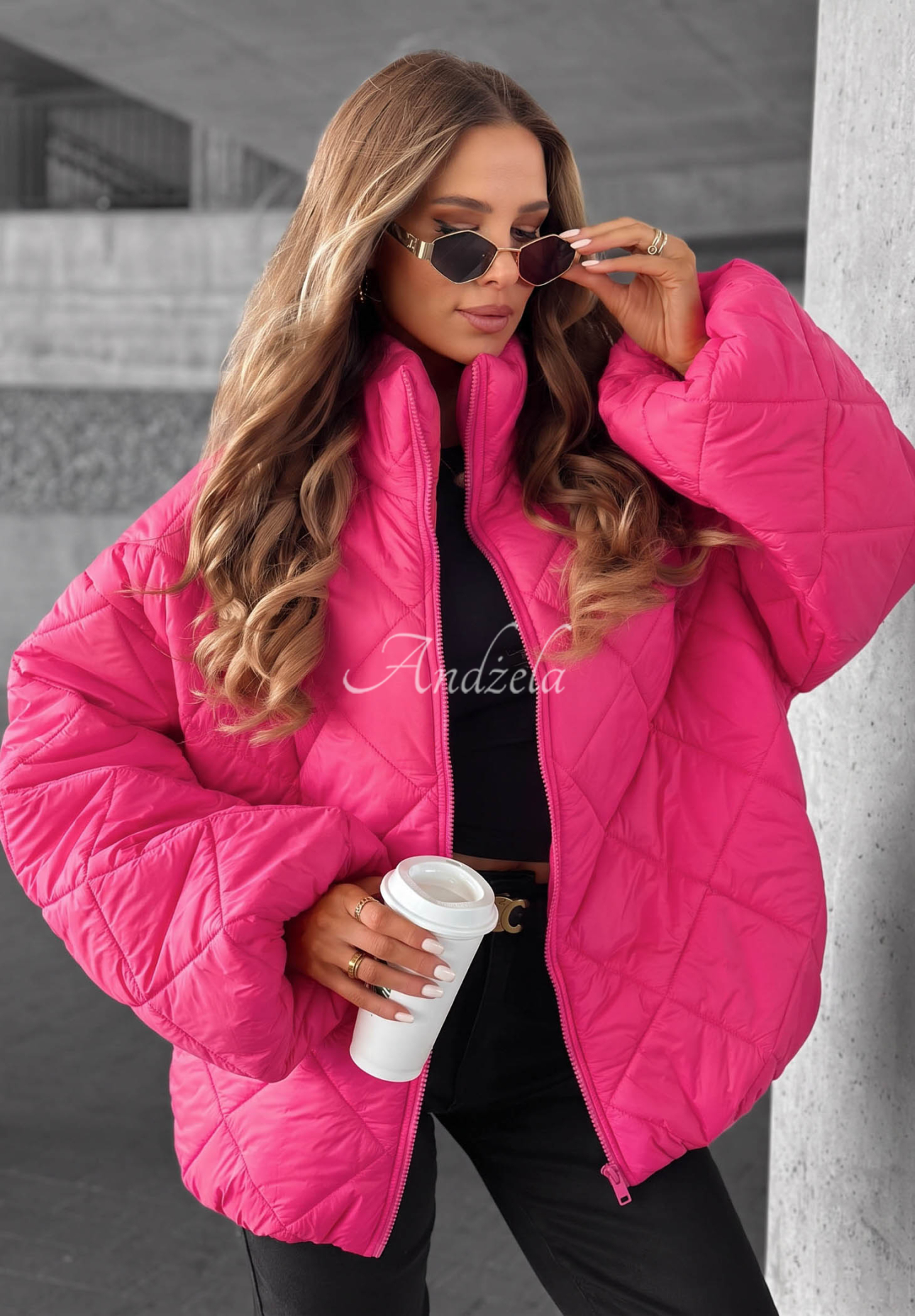 Jachetă scurtă matlasată oversize Fall Favorites