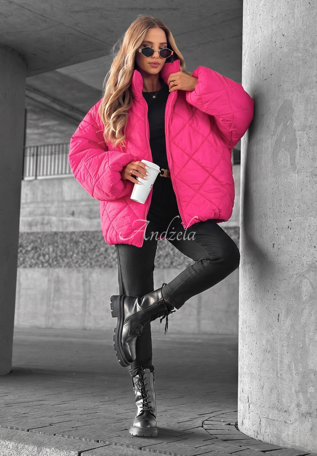 Jachetă scurtă matlasată oversize Fall Favorites