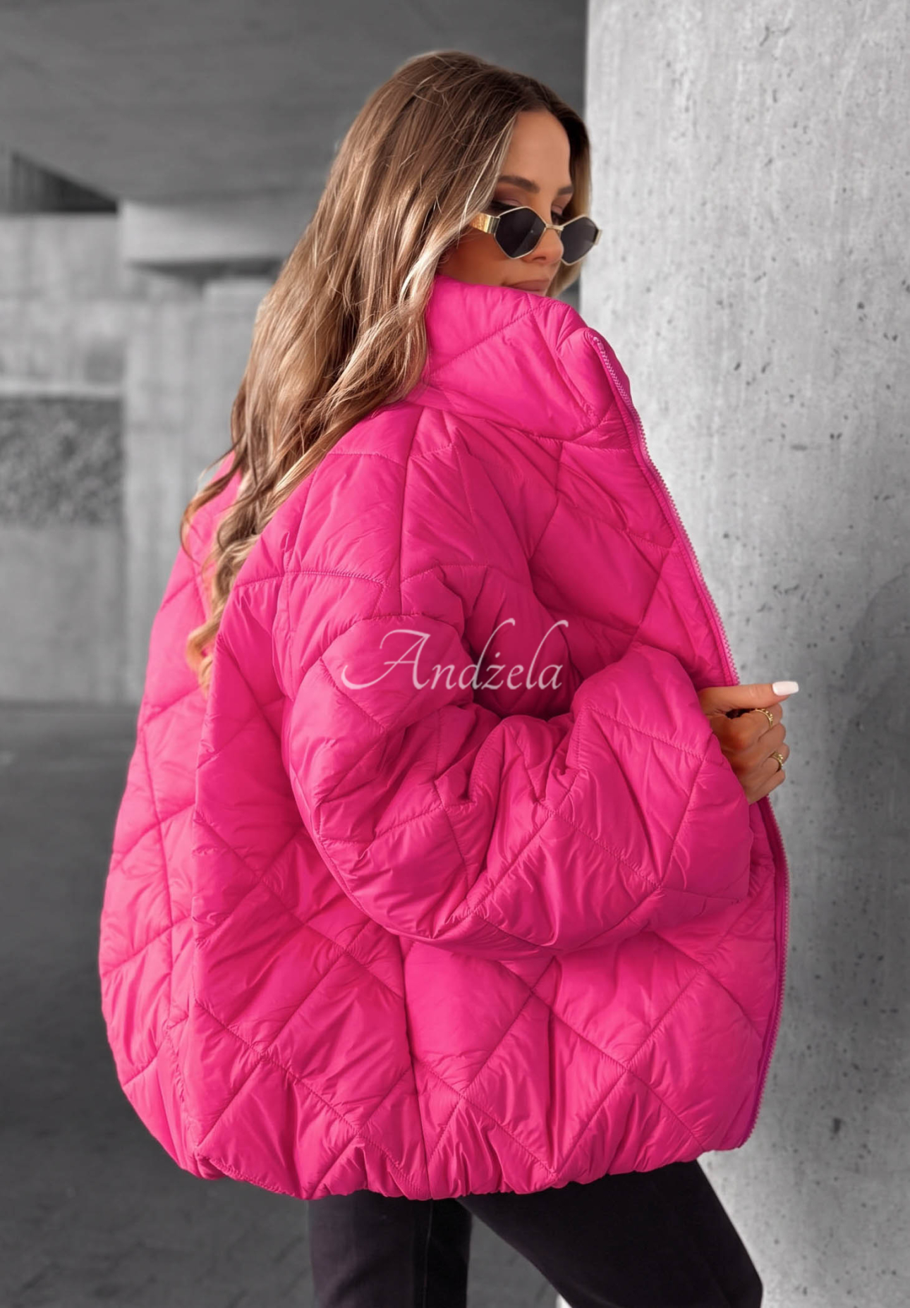 Jachetă scurtă matlasată oversize Fall Favorites
