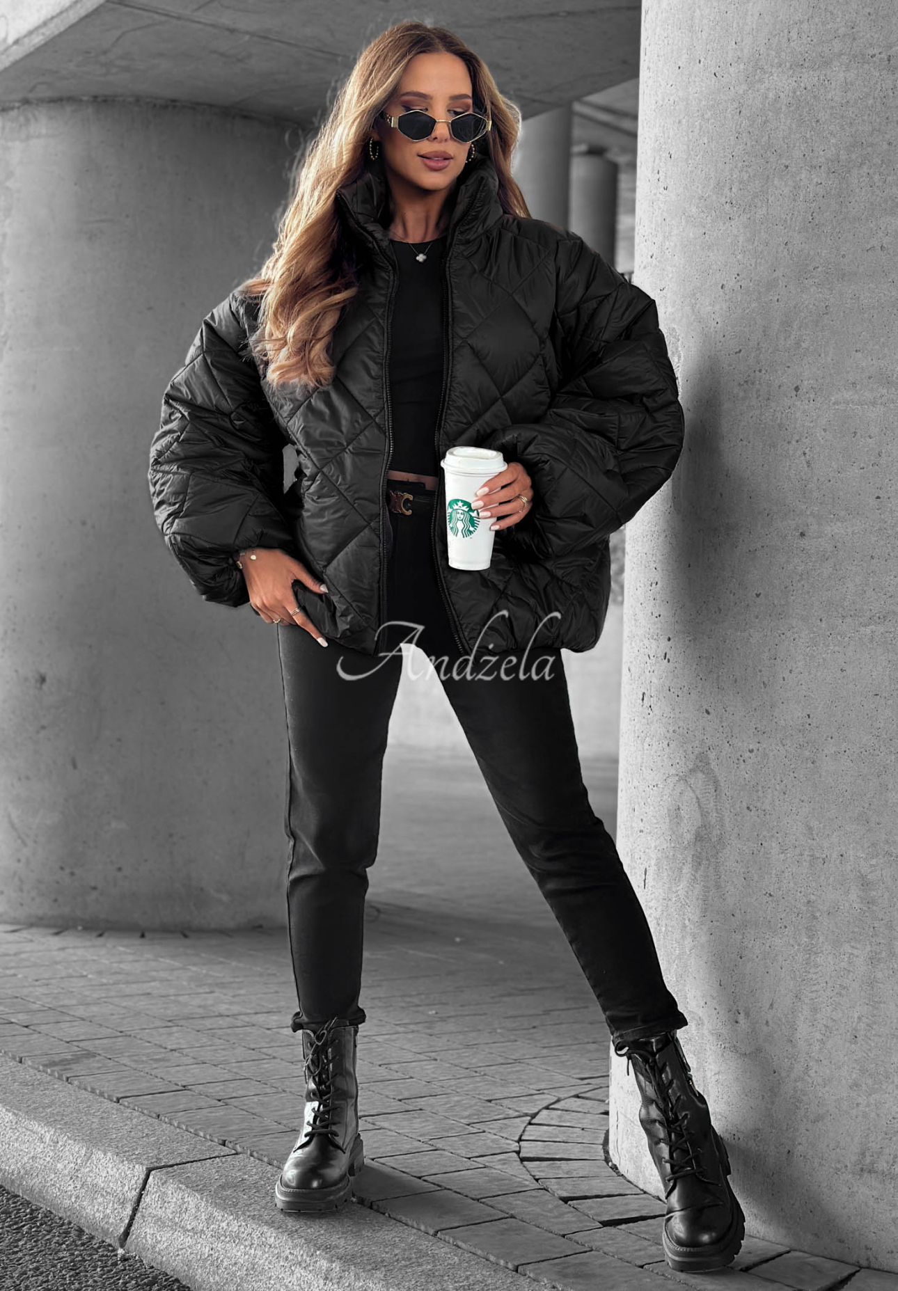 Jachetă scurtă matlasată oversize Fall Favorites