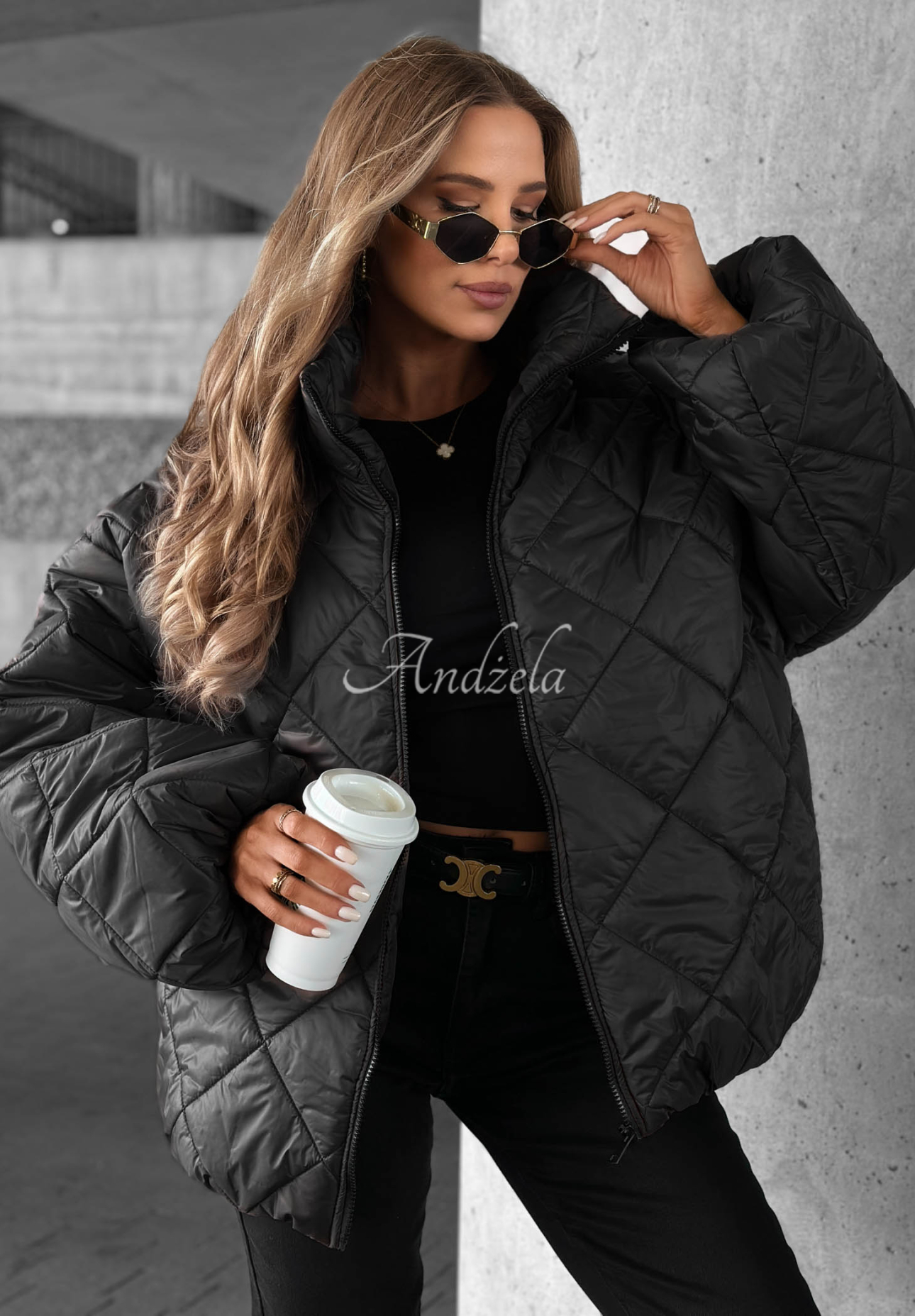 Jachetă scurtă matlasată oversize Fall Favorites