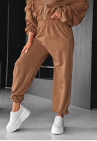 Compleu Hanorac, Pantaloni i body 3in1 All For Love ciocolatiu