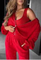 Compleu Hanorac, Pantaloni i body 3in1 All For Love ciocolatiu