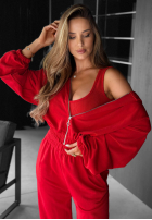 Compleu Hanorac, Pantaloni i body 3in1 All For Love ciocolatiu