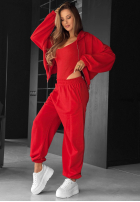 Compleu Hanorac, Pantaloni i body 3in1 All For Love ciocolatiu