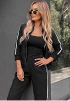 Compleu de trening Hanorac i Pantaloni z lampasem Unbelievable ciocolatiu
