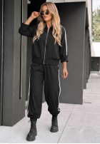 Compleu de trening Hanorac i Pantaloni z lampasem Unbelievable ciocolatiu