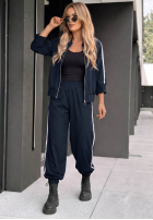 Compleu de trening Hanorac i Pantaloni z lampasem Unbelievable ciocolatiu