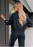 Compleu de trening Hanorac i Pantaloni z lampasem Unbelievable ciocolatiu
