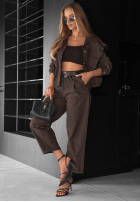 Compleu Geacă i Pantaloni Dream Away ciocolatiu
