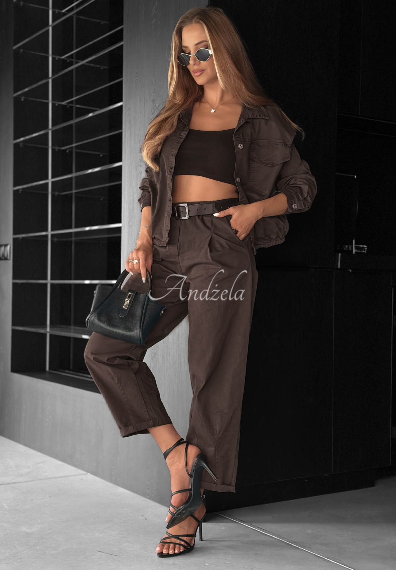 Pantaloni din bumbac mom fit Dream Away