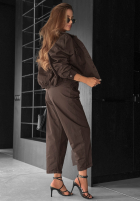 din denim Geacă bomberka z kieszeniami Dream Away ciocolatie