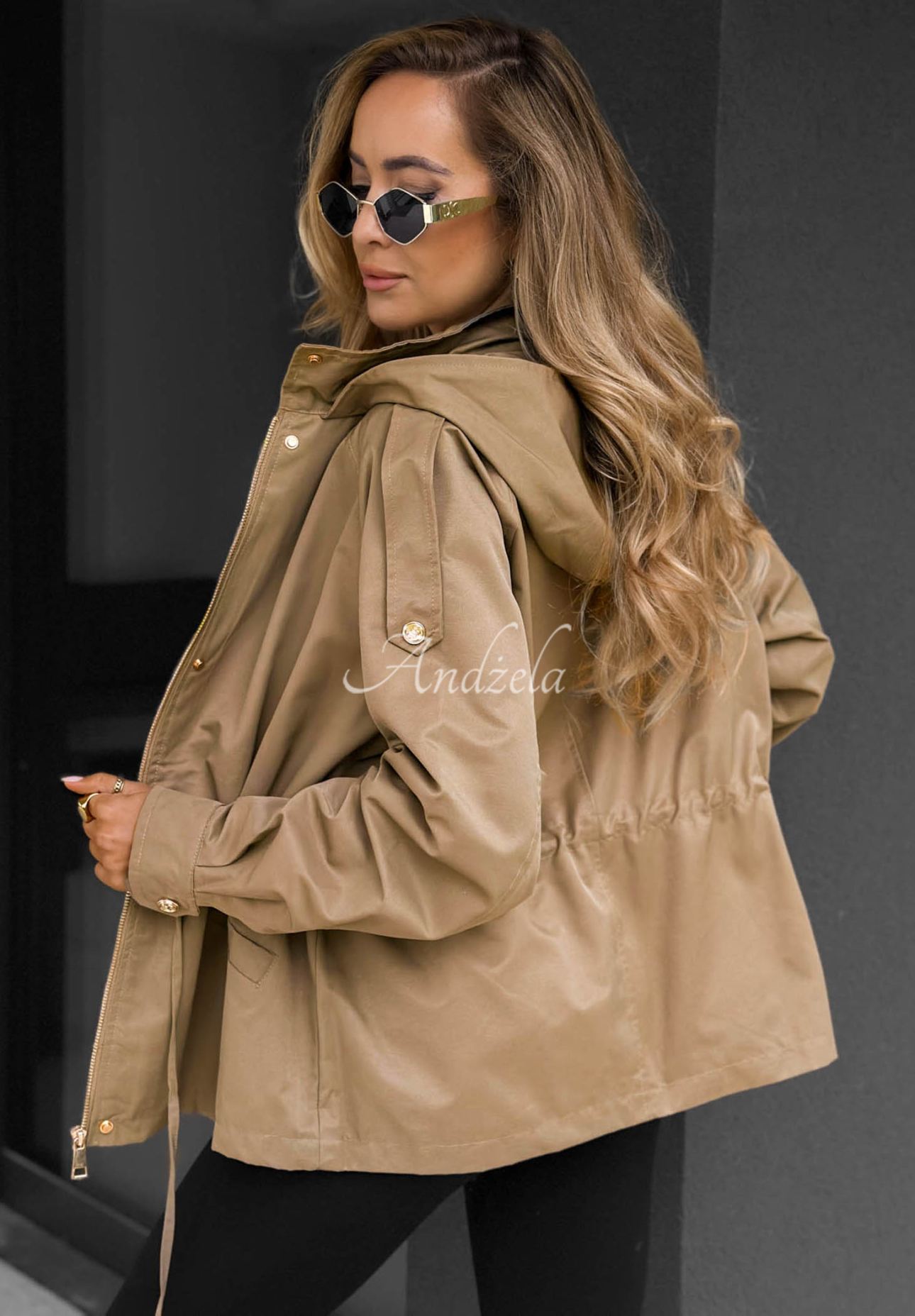 Parka ușoară cu glugă Street Glow