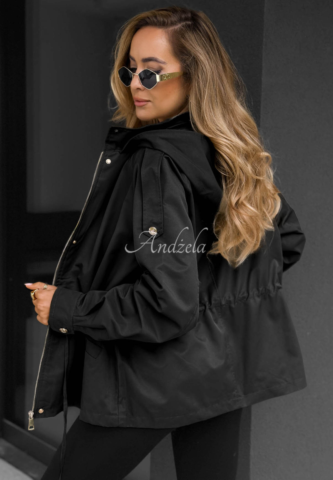 Parka ușoară cu glugă Street Glow
