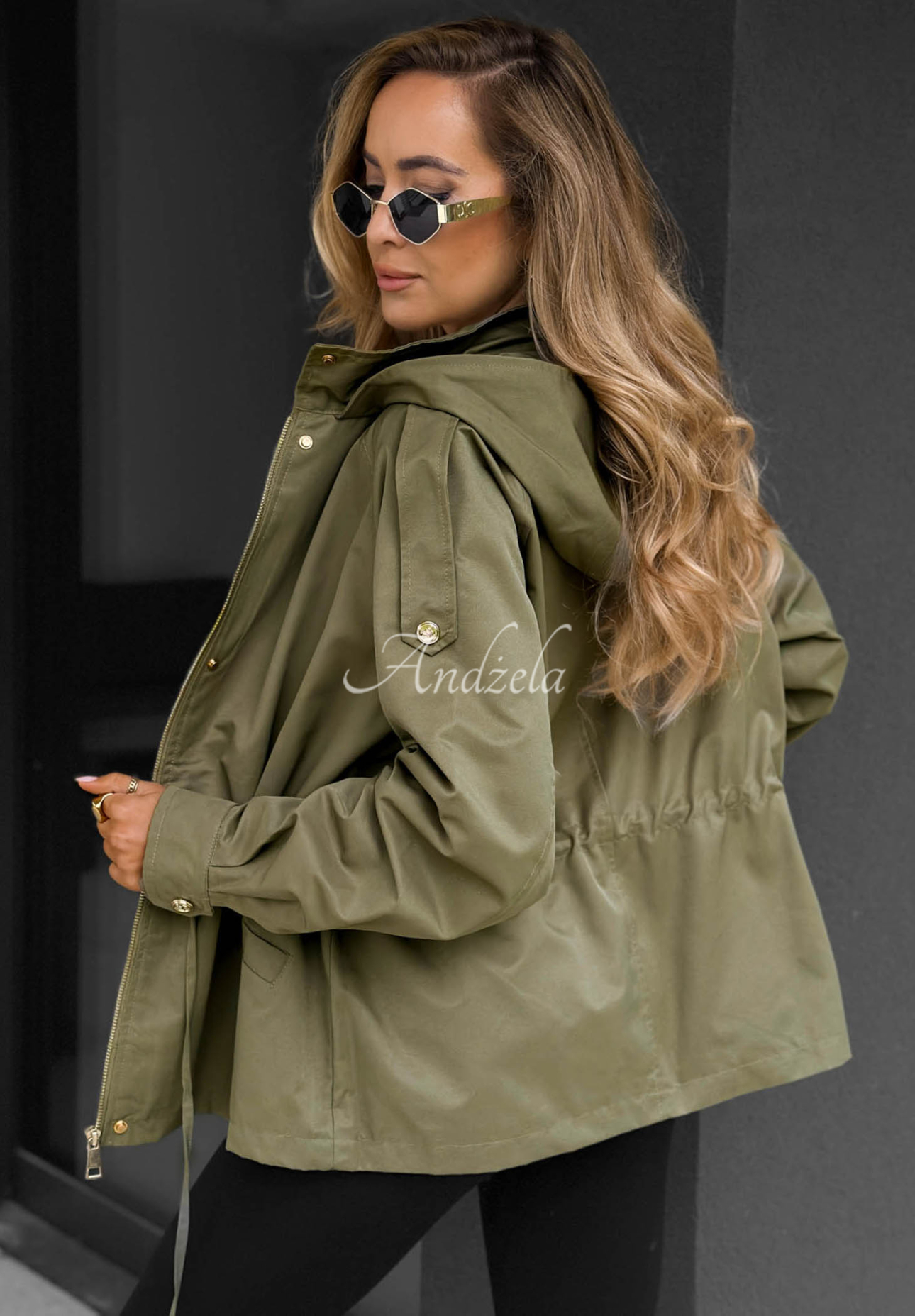 Parka ușoară cu glugă Street Glow