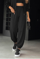 Compleu de trening rozpinana Hanorac i Pantaloni Comfort Club negru