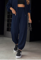 Compleu de trening rozpinana Hanorac i Pantaloni Comfort Club negru