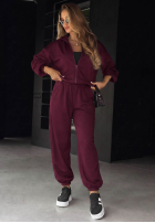 Compleu de trening rozpinana Hanorac i Pantaloni Comfort Club negru