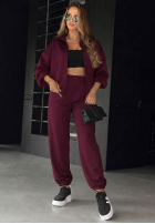 Compleu de trening rozpinana Hanorac i Pantaloni Comfort Club negru