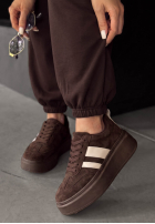 Adidași din piele întoarsă Start With Forever