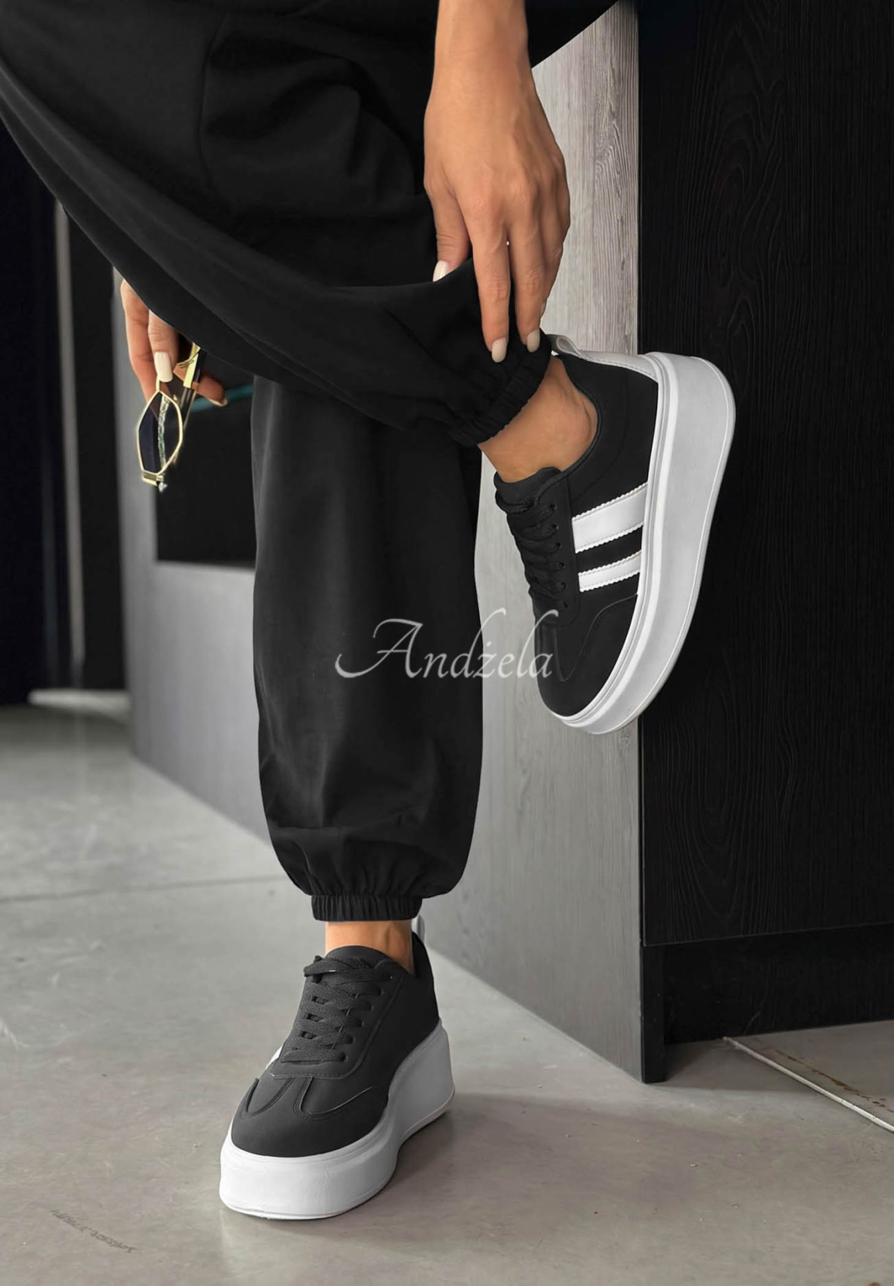 Adidași din piele întoarsă Start With Forever