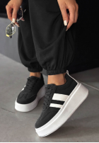 Adidași din piele întoarsă Start With Forever