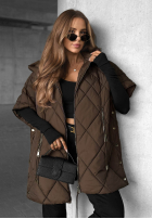 Pikowana Vestă oversize Daily Comfort negru
