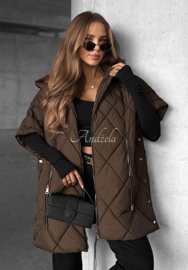 Vestă matlasată oversize Daily Comfort