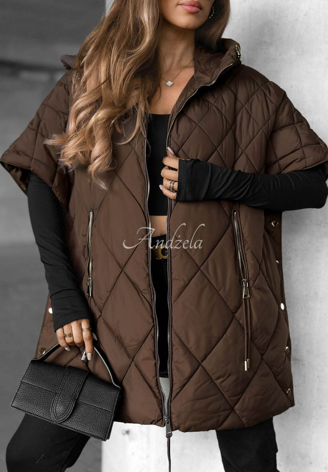 Vestă matlasată oversize Daily Comfort