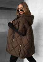 Pikowana Vestă oversize Daily Comfort negru