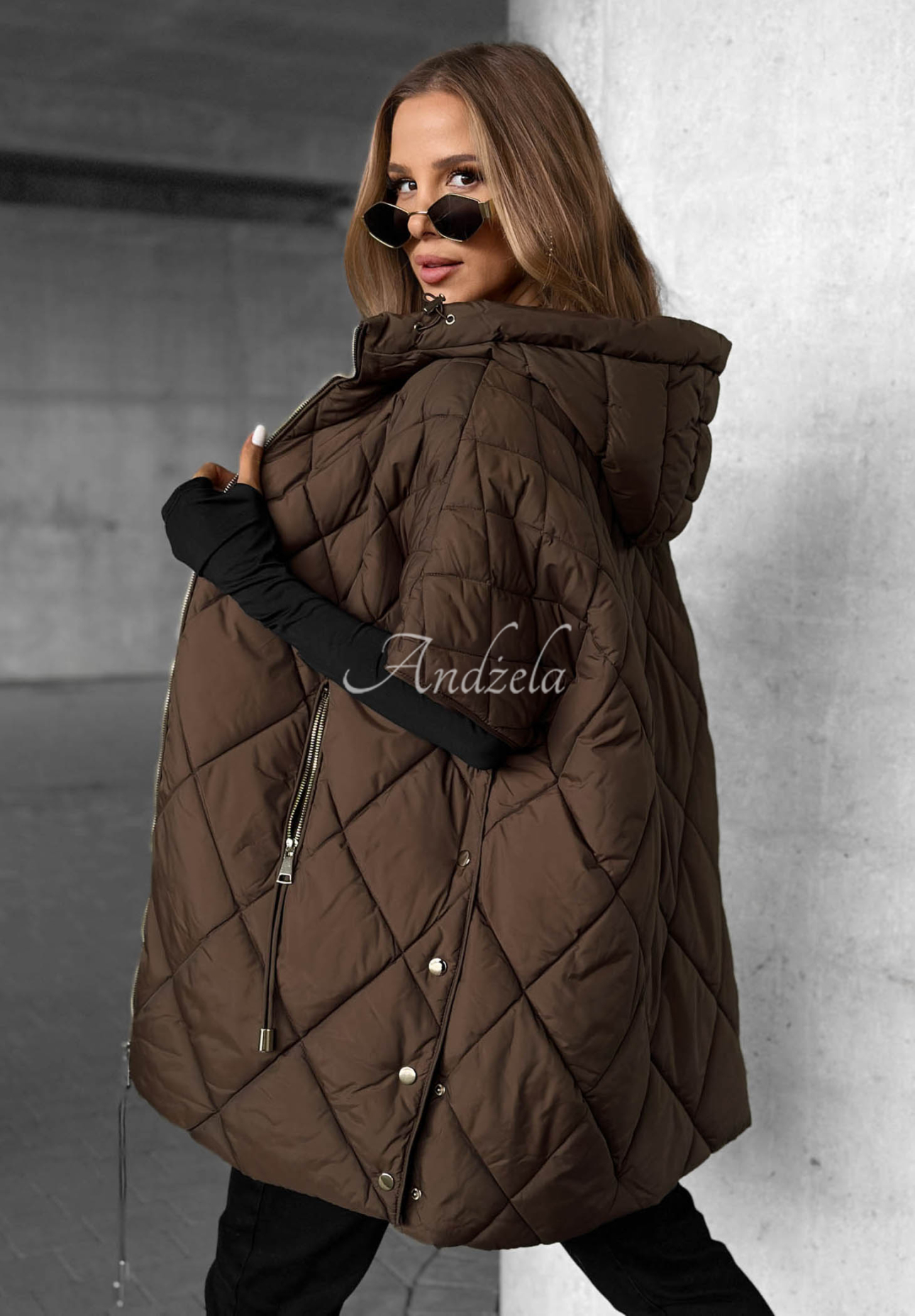 Vestă matlasată oversize Daily Comfort