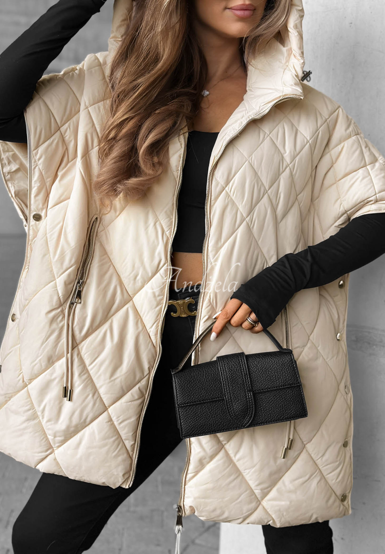 Vestă matlasată oversize Daily Comfort