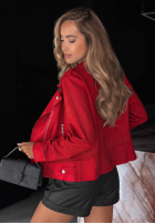Geacă Ramonesca   Savage Red