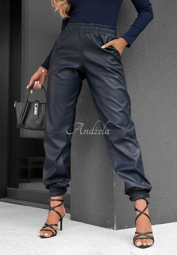 Pantaloni jogger din piele Maybe Forever