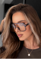 Ochelari przeciwsłoneczne cu model tip panteră Natty maro