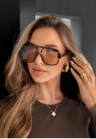 Ochelari przeciwsłoneczne cu model tip panteră Natty maro