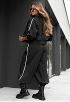 Compleu de trening Hanorac i Pantaloni z lampasem Unbelievable ciocolatiu