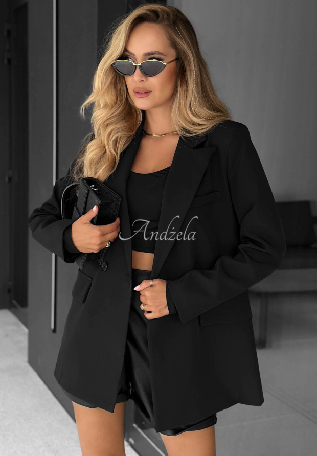Sacou la două r&acirc;nduri de nasturi Classy Touch