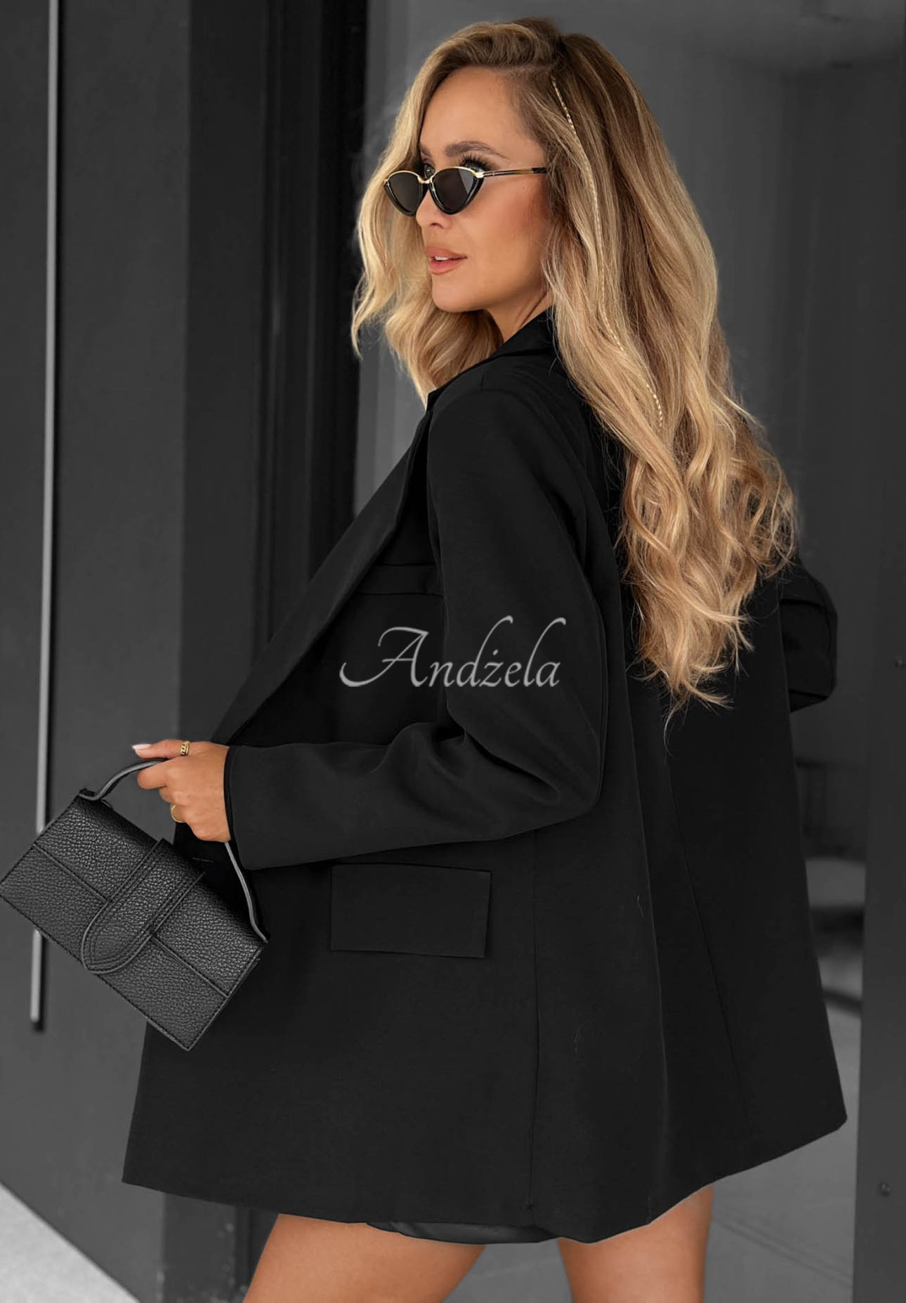 Sacou la două rânduri de nasturi Classy Touch